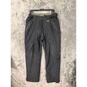 Cloudveil Mens Black Technical Ski Snowboard Pants Waterproof Pockets 33x30.5